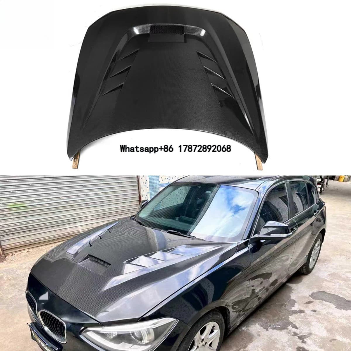 NEW N Style Carbon Fiber Engine Hood for F20 F22 F87 1 Series 2 Series M2 Engine Bonnte Hood Body Kit