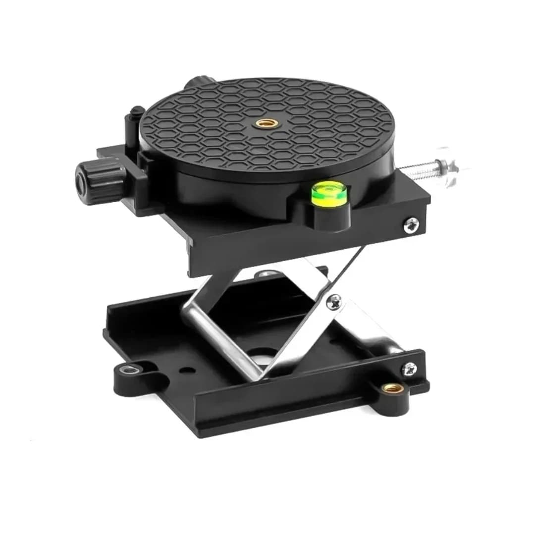 Adjustable Lift Stand For Laser Level 360-Degree Rotation Router Lift Table Adjustable Height Laser Level Lifting Platform