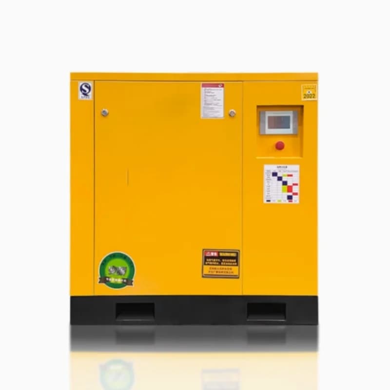 Screw air compressor permanent magnet frequency conversion silent industrial grade air pump 7.5kw 15/220/380V air compressor