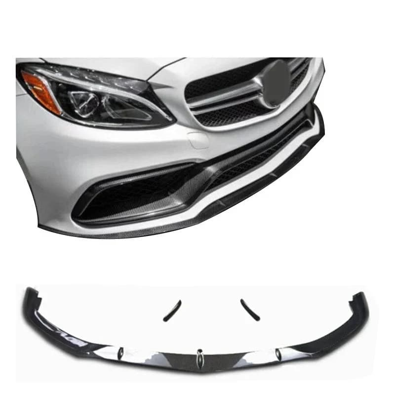 ED1 Style Carbon Front Lip for Mercedes-Benz W205 C63 C205 Coupe Sedan