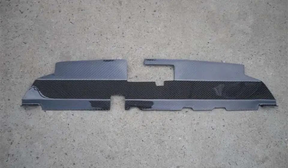 For Nissan Skyline GTR R32 Carbon Fiber Radiator Cover Cooling Slam Panel Trim