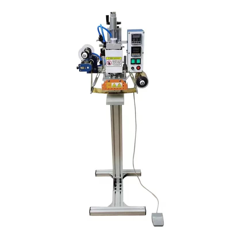 Long Service Life Bronzing Machine for Plastic Turnover Box Plastic Crate Wooden Box Semi Automatic Hot Foil Stamping Machine