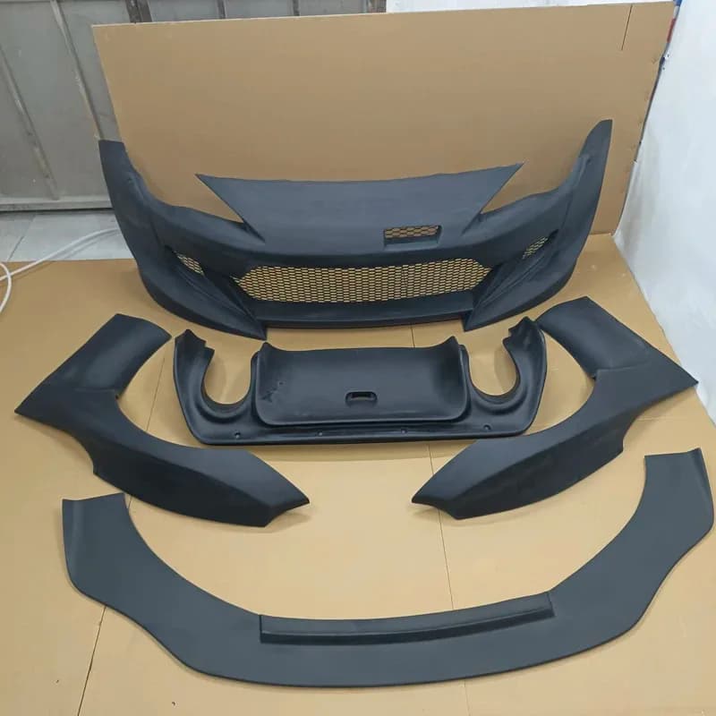 For GT86 BRZ Upgrd  Rocket Rbit Front Rear Bumper Fender Body Parts Kits Glass Fibre for  GT86
