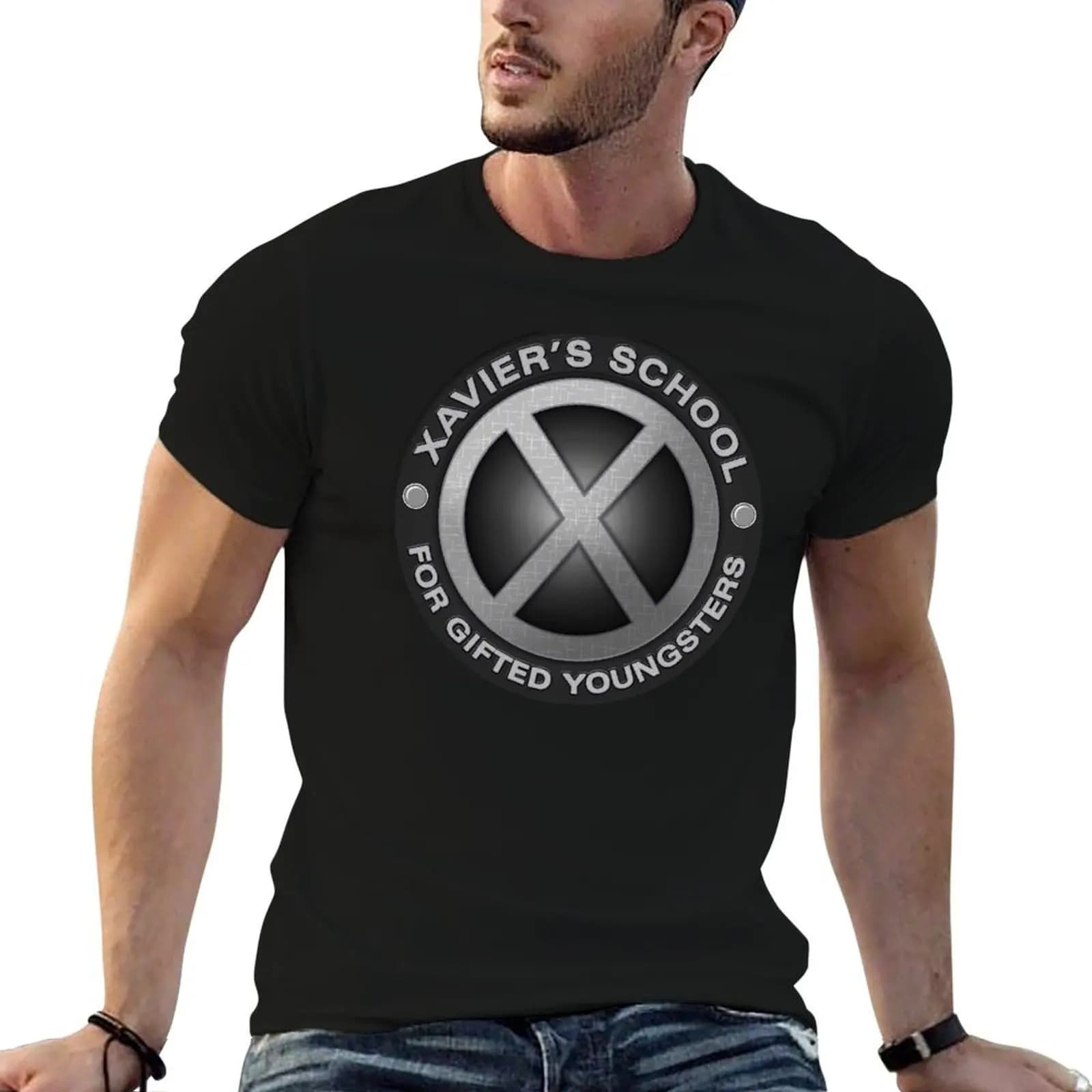 Xavier School Institute T-Shirt shirts graphic tees oversized t shirt anime shirts men