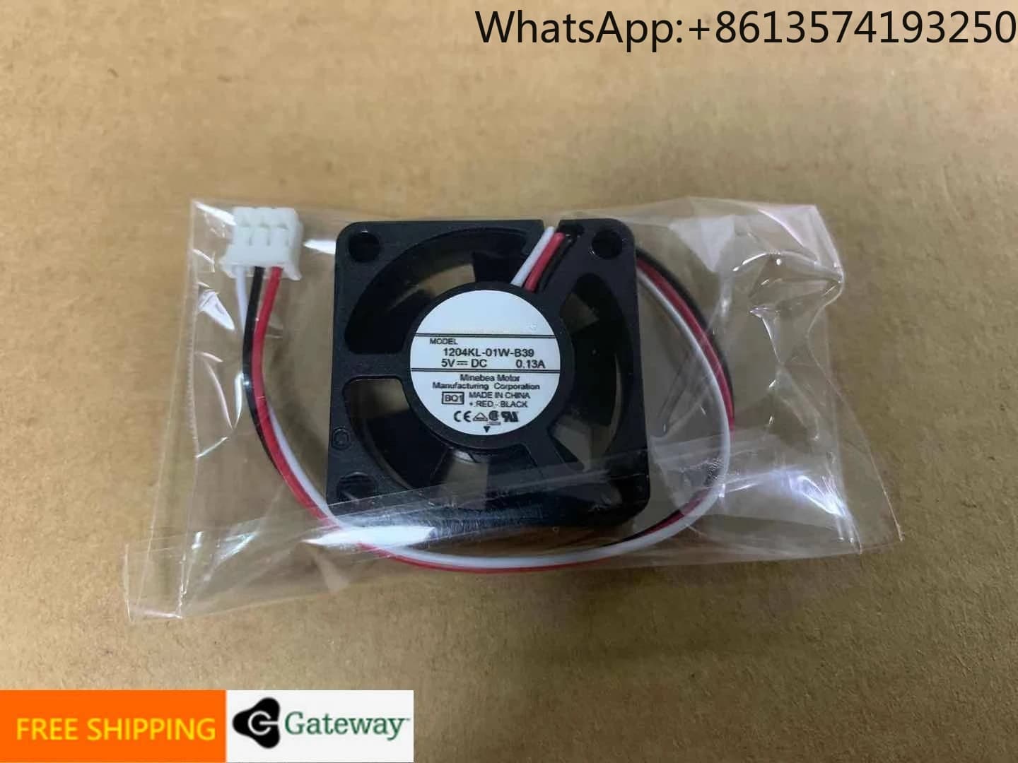For Original NMB-MAT 1204KL-01W-B39 5V 0.13A 3CM 3-wire TCFAN Cooling Fan