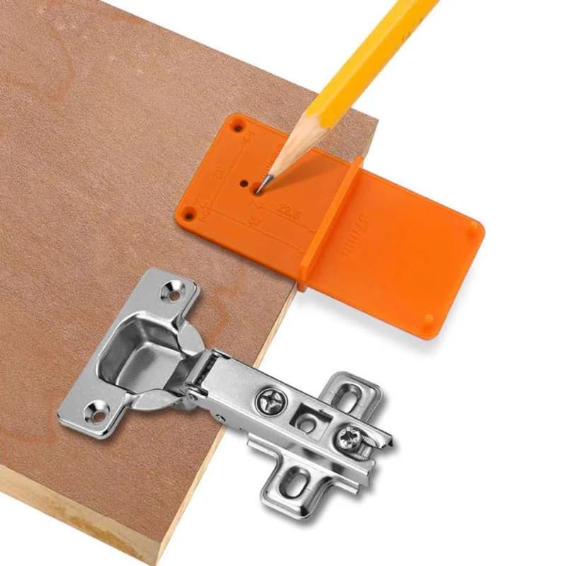 1/3/5pcs Hinge Hole Drilling Guide Hing Installation Jig Door Cabinet Hinge Hole Locator Woodworking Punch Hinge Mark Tools