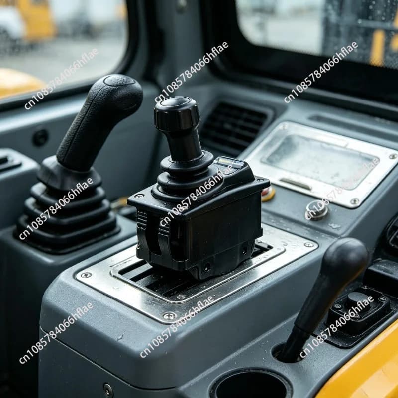 SMC103 Industrial Joystick Handle IP68 Finger Wheel Switch Spring Auto Return To Center Control Lever