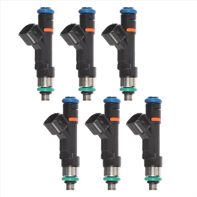 NEW-6PCS Fuel Injectors 0280158020 53032701AA For Jeep Dodge Mitsubishi 3.7L 2004-2010
