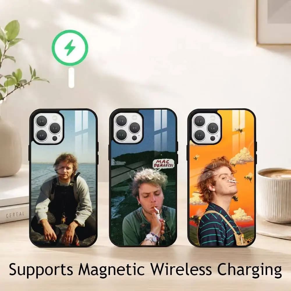 Mac DeMarco S-Singer gift Phone Case For iPhone18,17,16,15,14,13,12,11 Plus,Pro Supports Magnetic Wireless Charging