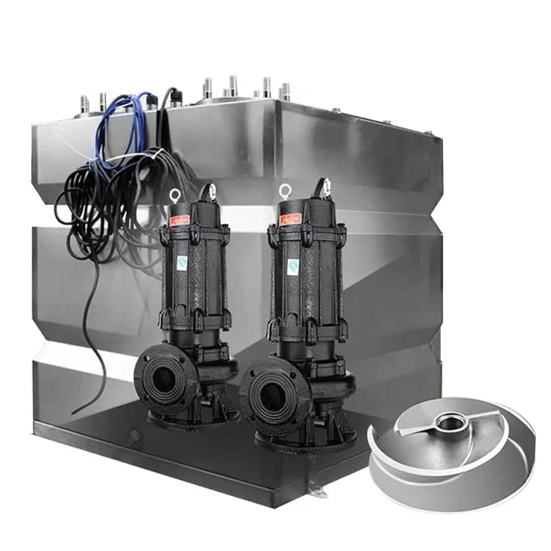 Commercial Integrated Sewage Lifting Equipment Backwash Waste Water Treatment Equipment