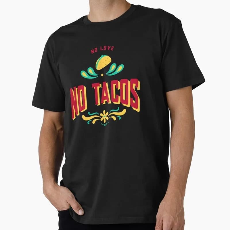 Mexican Street Food Tacos Graphic T Shirt 0915 Unisex Short Sleeve Funny Tee Taco Tuesday Cinco De Mayo Casual Streetwear Tops