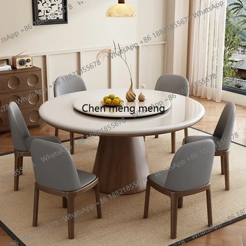 Center Decorations Dining Table White Small Space Modern Luxury Dining Table Round Living Room Tavolino Da Salotto Furniture