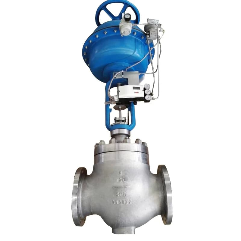 Control valve with actuator positioner 2 "1500psi ANSI #600
