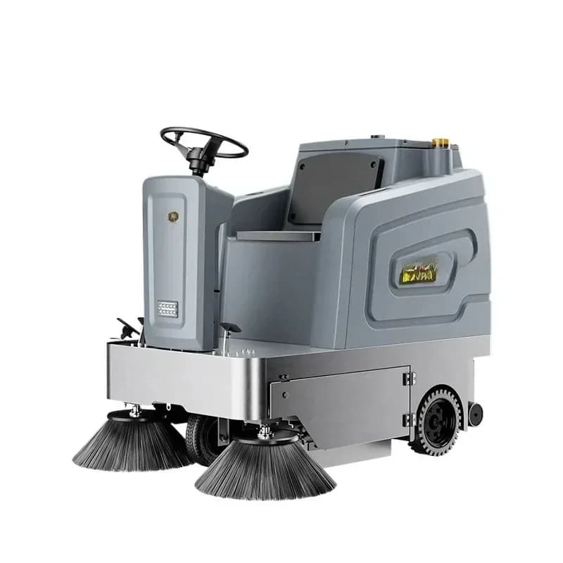 Driving sweeper Industrial factory Workshop property garbage sweeper Road electric sweeper