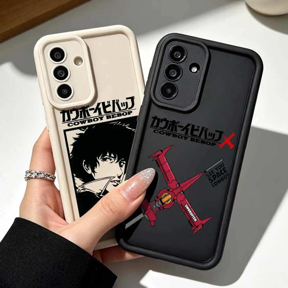 Cowboy Bebop Anime Phone Case For Samsung Galaxy A71 A57 A56 A55 A54 A53 A52s A17 A16 A06 Eye Ladder Silicone Cover