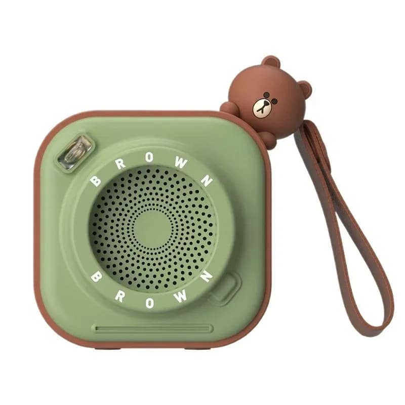 Bluetooth audio small wireless desktop retro speaker creative outdoor sports portable card gift