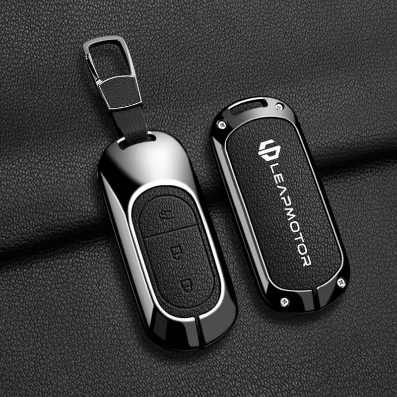 Suitable for Leapmotor T03 S01 C11 2023 Leapmotor C01 T03 S01 C11 Leap Zinc Alloy Car Remote Keyset, Car Key Protection Shell
