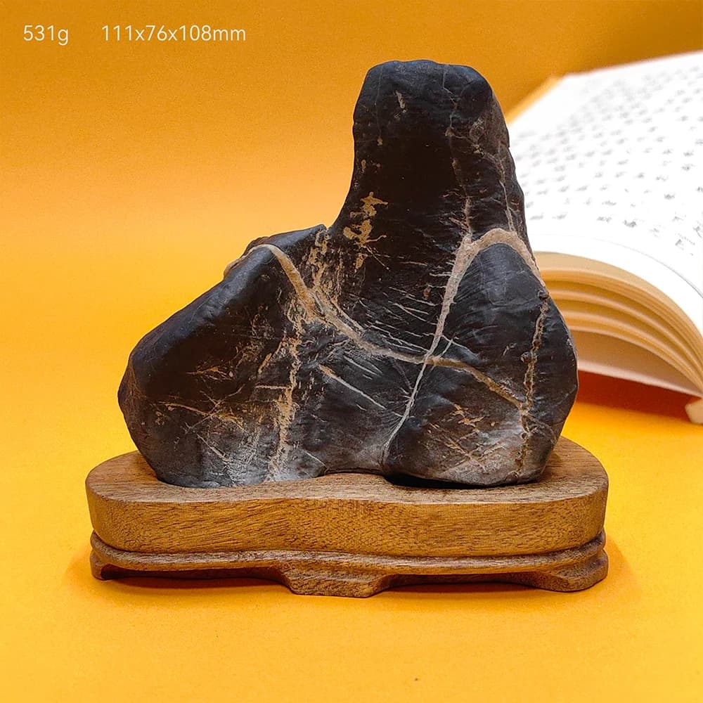 Asian Bronzite Mountain Landscape Natural Stone Rock Crystal Room Decoration Reiki Crystal Precision Carved