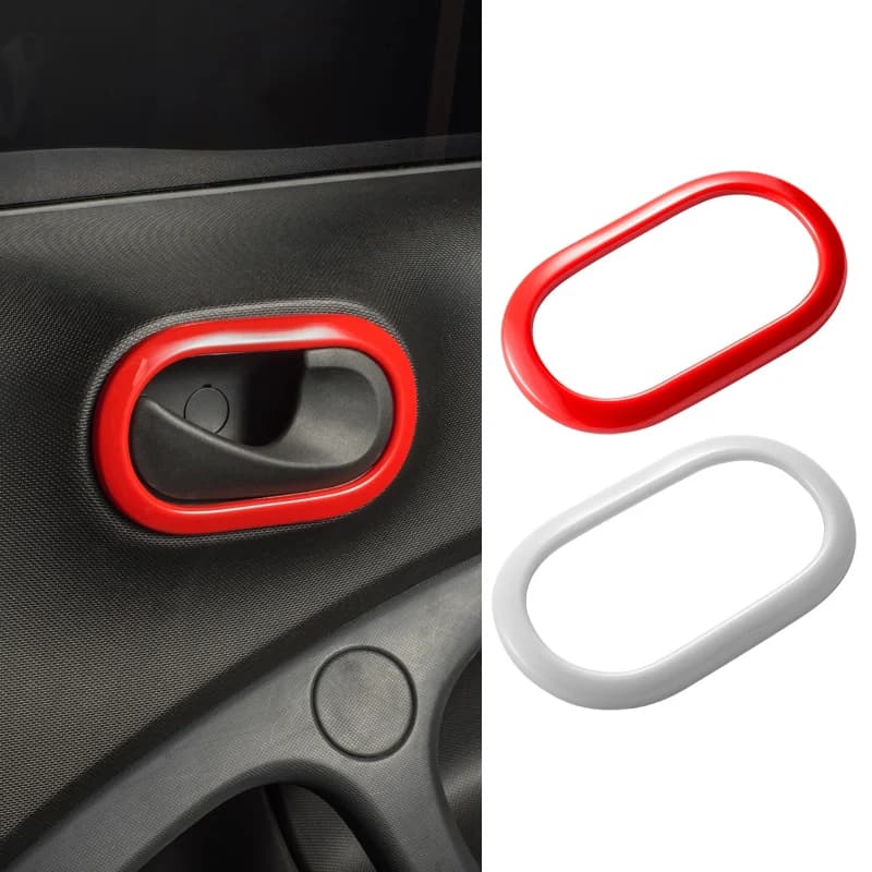 Interior Accessories Inner Door Handle Cover Trim Frame Molding Decoration For Smart 453 Fortwo Forfour Left Right Car Styling