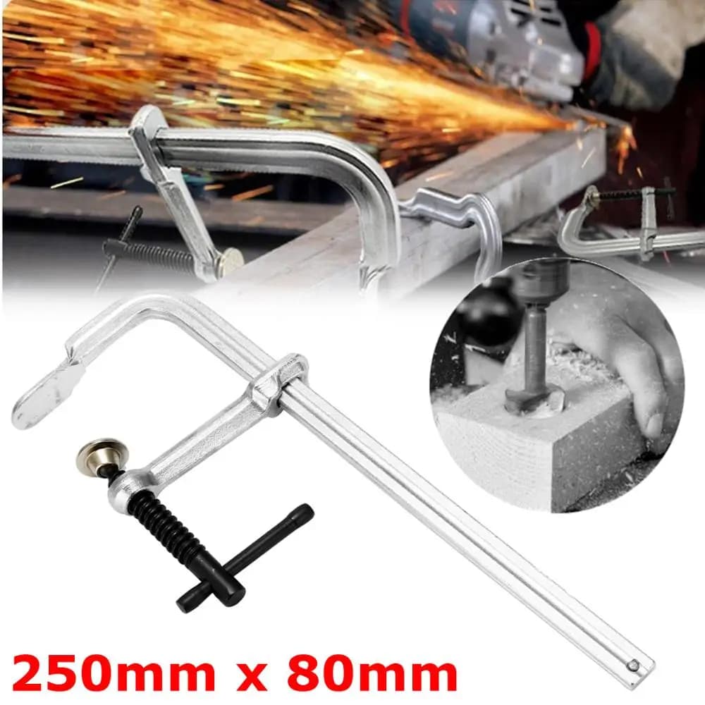 250mm*80mm Welding Clamps F Clamp Industrial Quality Forged Steel Heavy Duty