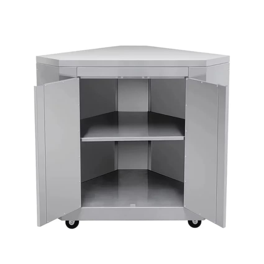 Customizable Stainless Steel Modern Restaurant Kitchen Worktable Durable Heavy Duty Corner Commercial Steel Fabrication