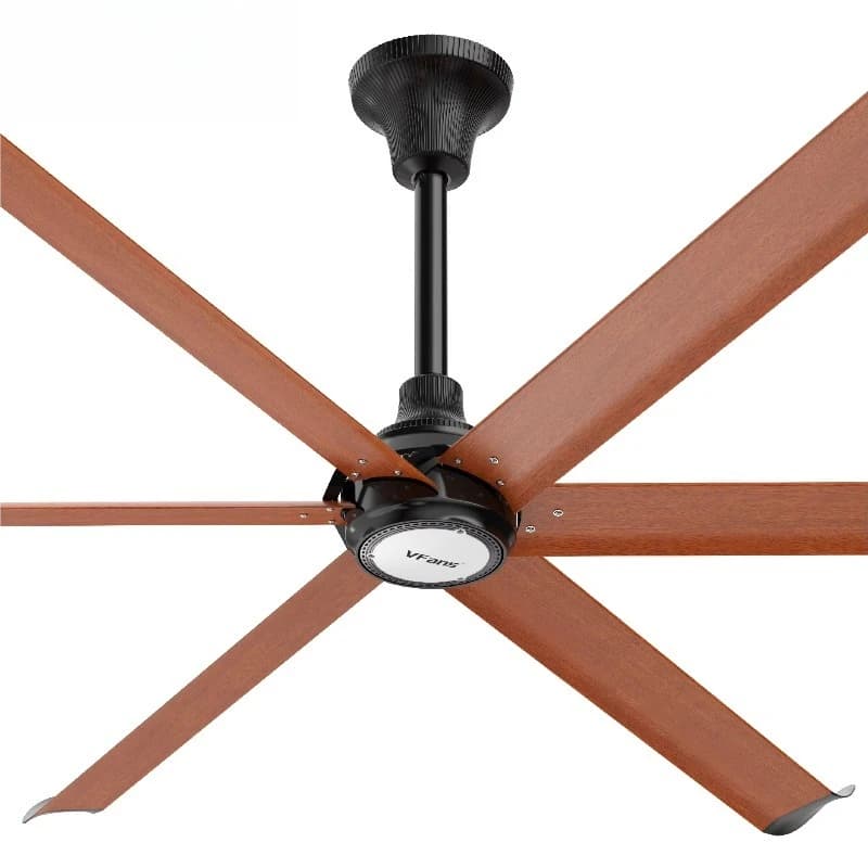 Elegant residential LED ceiling fan 220V DC motor Ventilation Quiet and efficient air cooler