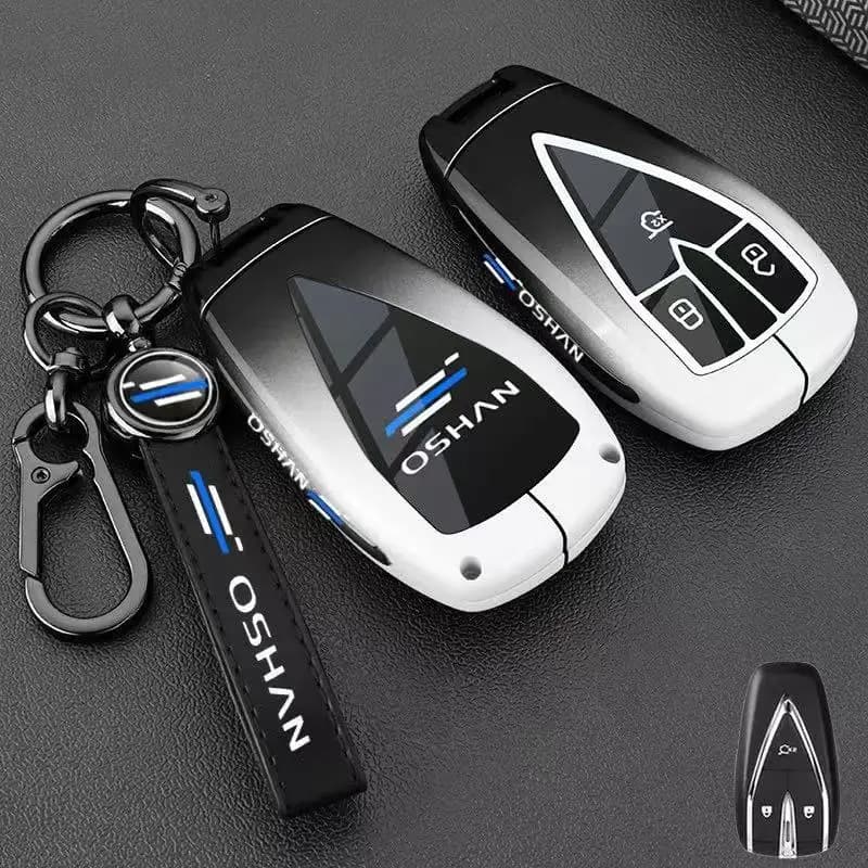 Zinc Alloy Car Key Case Cover Shell Protector Fob Holder for Changan Oshan X7 Plus X5 Plus Z6 520 530 Accessories Keychain