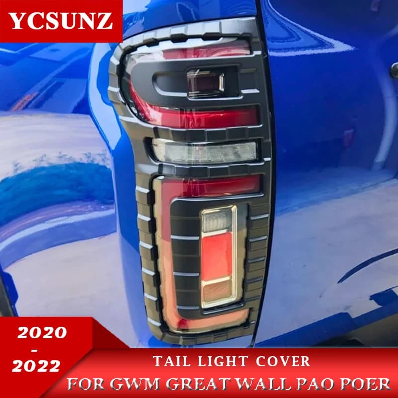 Rear Tail Light Cover For GWM Great Wall Pao Poer 2020 2021 2022 Pick Up Truck Passenger Car Accessories YCSUNZ