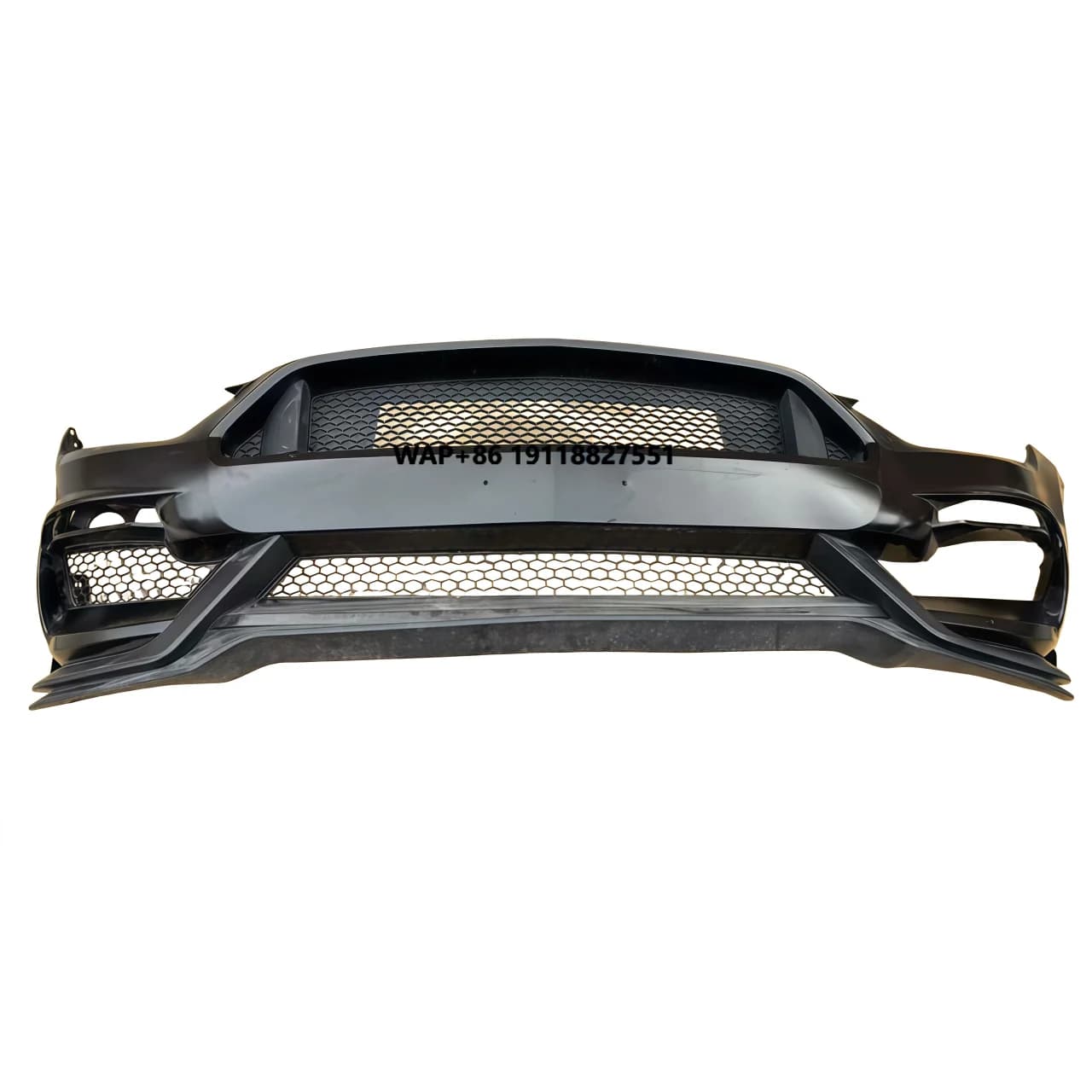 For Mustang  front bumper, GT500 high-quality front and rear body kit, and front components of models 15-17