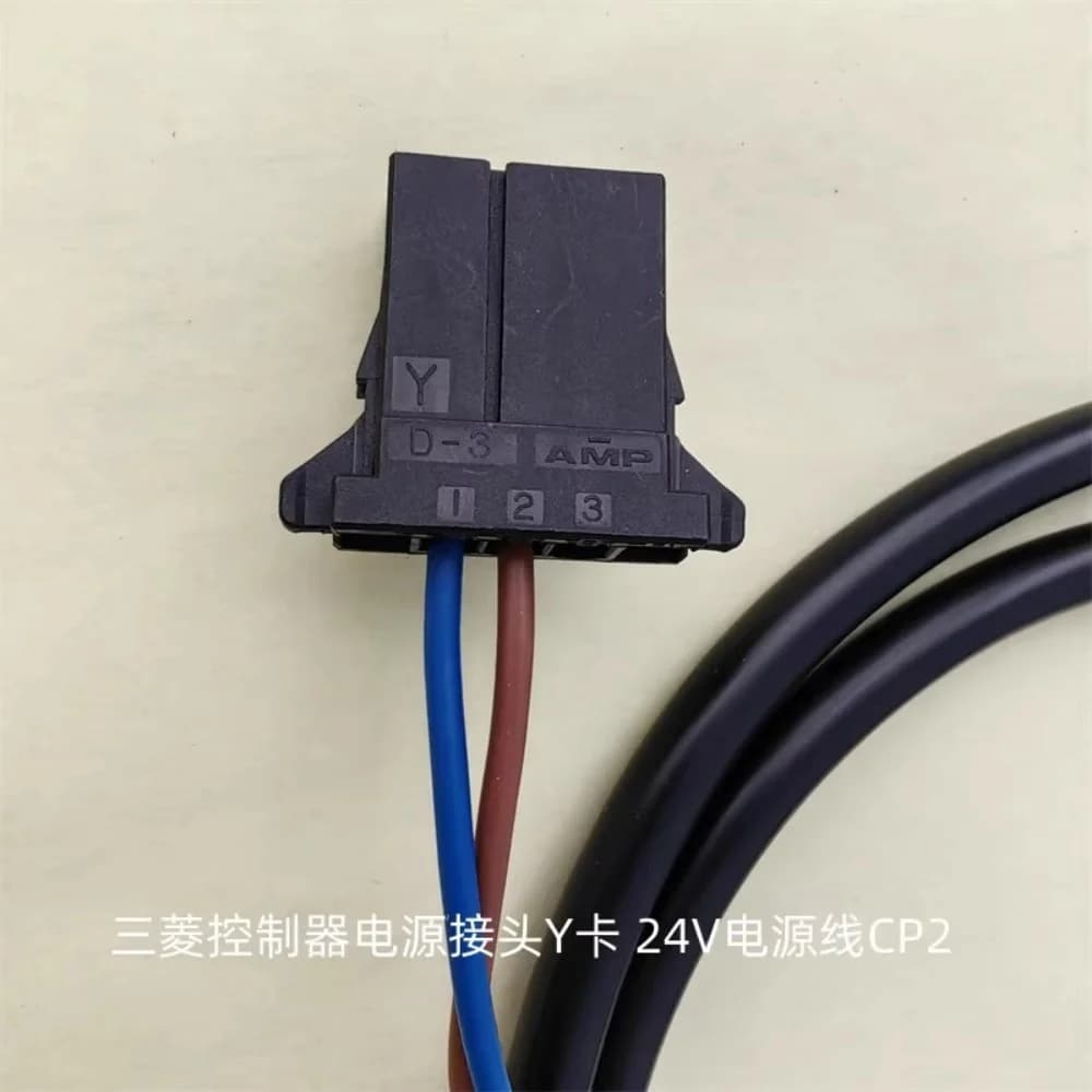 For K1 Fanuc 24V Power Cable CP2 CP1B Mitsubishi M70 Host Power Cable Y Card 3 Holes 3.81 Pitch