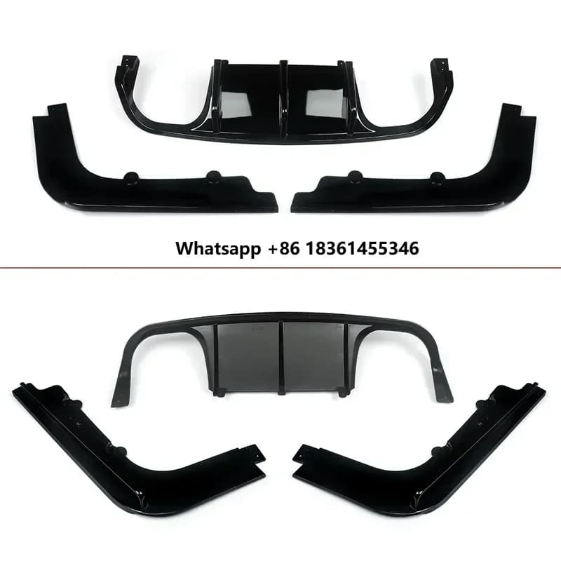 For 3 Series E92 E93 M3 2008-2013Rear Diffuser & Lip Spoiler, Direct Fit