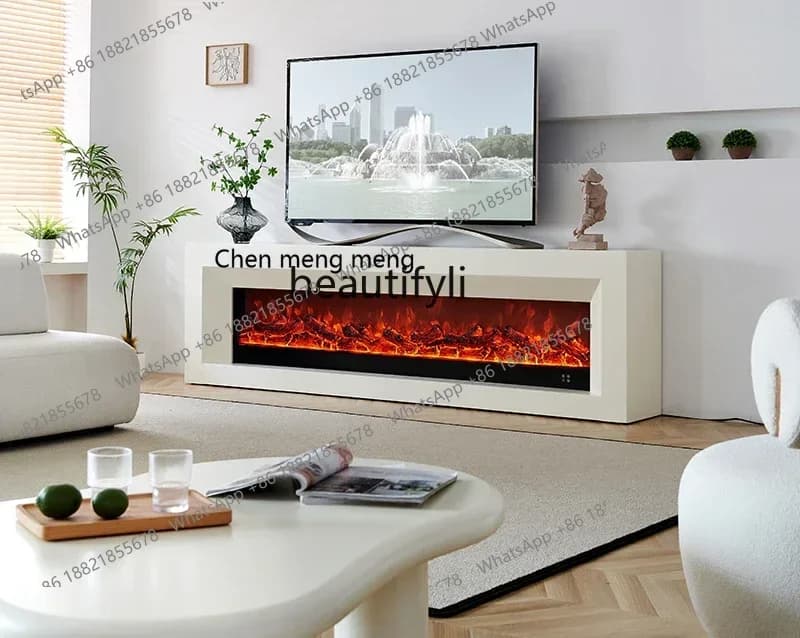 xz1French fireplace TV cabinet, American mantel, simulated fire electronic fireplace core, household