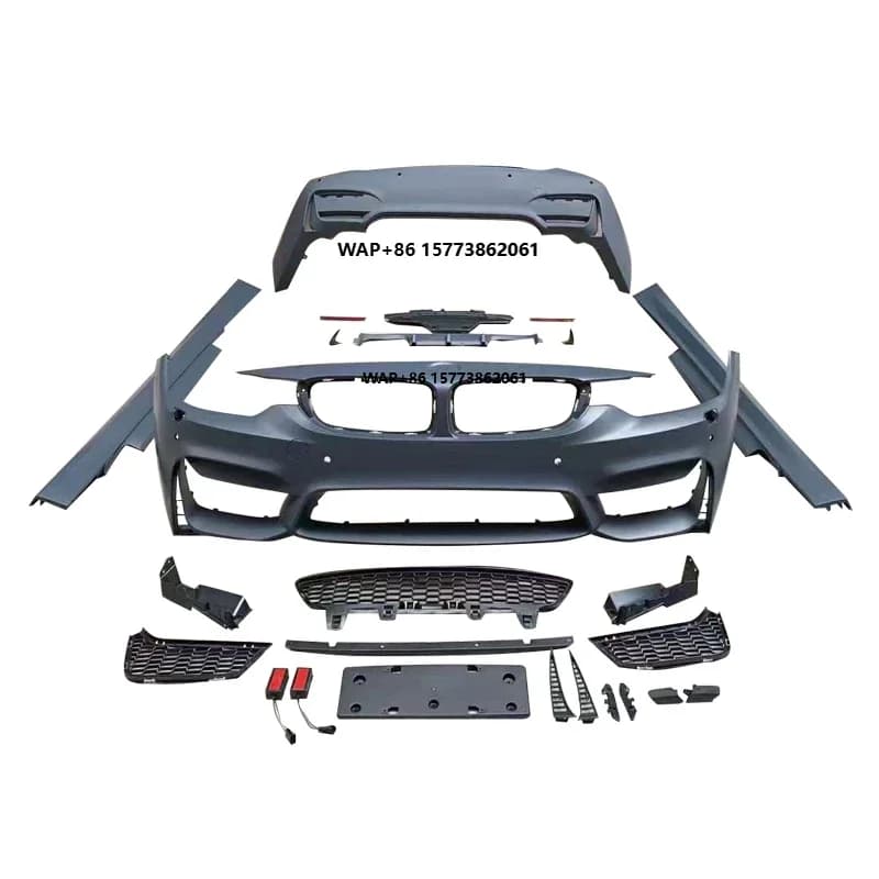 2013-2019 Year 4 Series F32 F33 F36 Upgrade to M4 Body Kit Front Rear Bumper Accessories for 4 Series