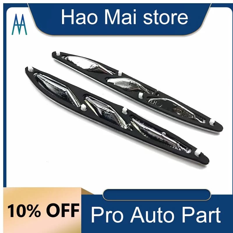 20811309 Front Left Right Hood Engine Vent Grille Molding Trims Cover for Buick Verano 2012 2013 2014 2015 2016 Silver 20811310