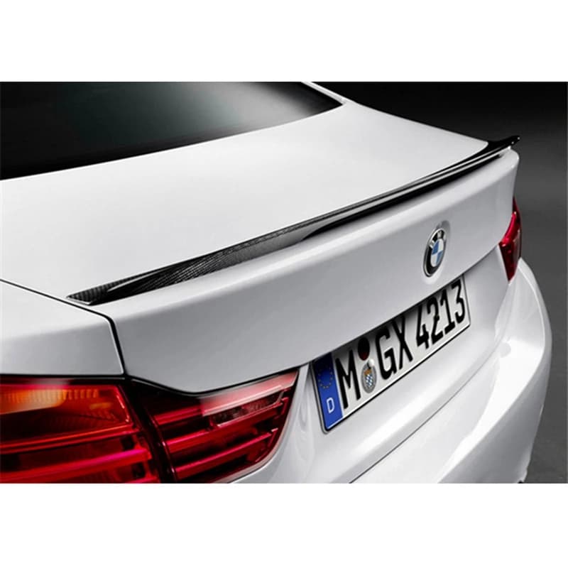 FOR BMW F32 4 Series 428i 435i 440i 2-Doors 2014-2020 P Style  Carbon Fiber Car Trunk Trunk Lip Spoiler Wing