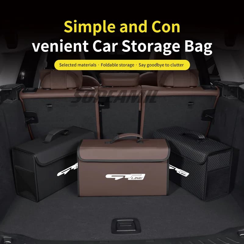 Car Trunk Organizing And Storage Box For Kia K2 K3 K5 K7 Rio Sportage Niro Picanto Stinger Sorento Carens Carnival Cerato VENGA