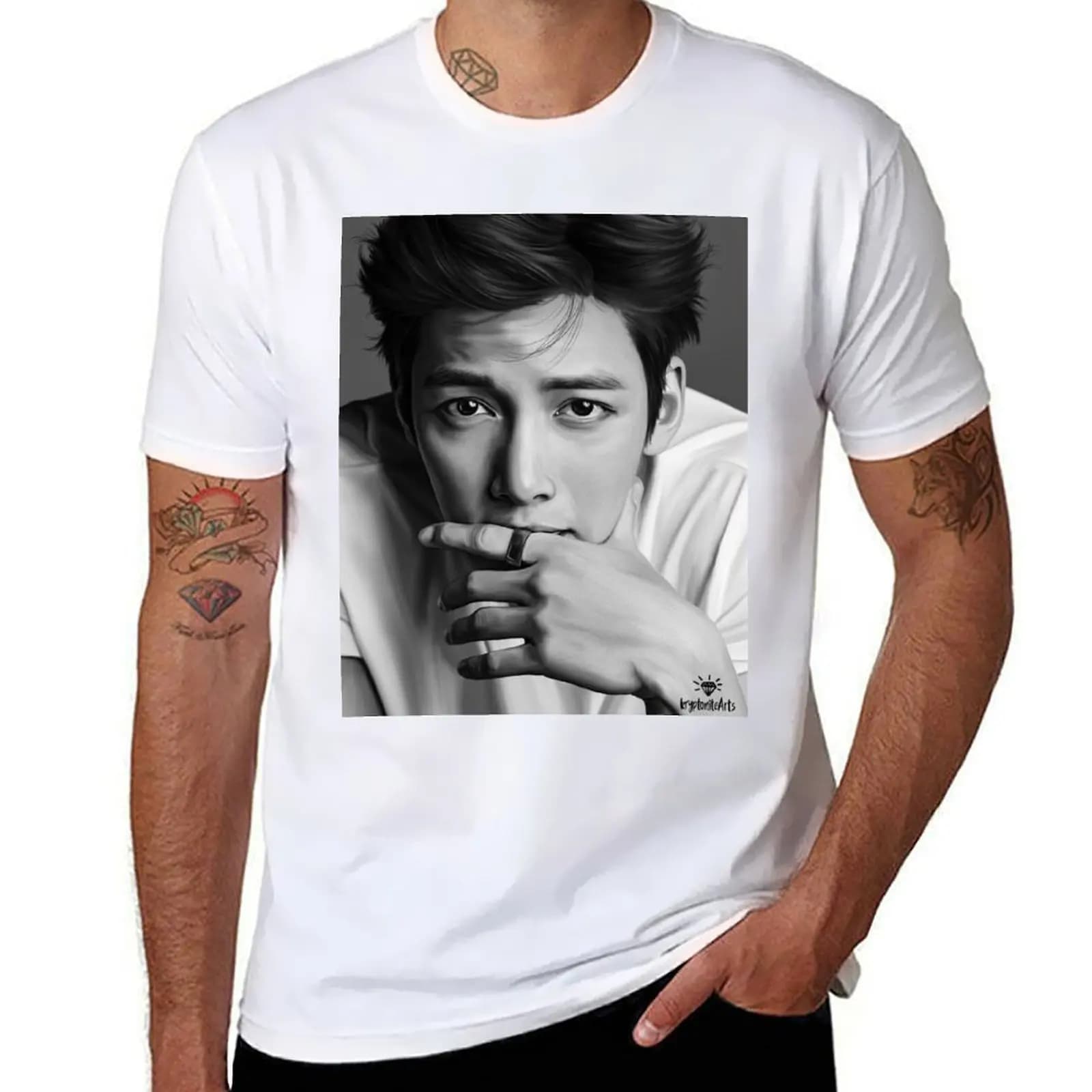 Super handsome Ji Chang Wook T-Shirt t shirts for man graphic tees t shirt personalised T-Shirt