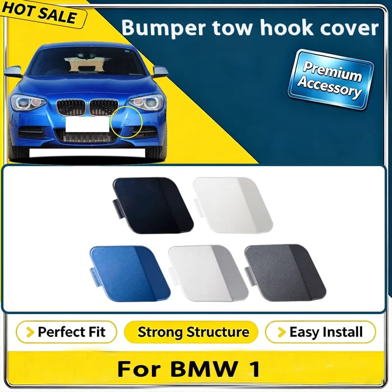 For BMW 1 Series M Sport F20 Sedan F21 Wagon 114i 116d 2012 2014 Front Bumper Tow Hook Cap Towing Eye Cover 51118053828 Car Acce