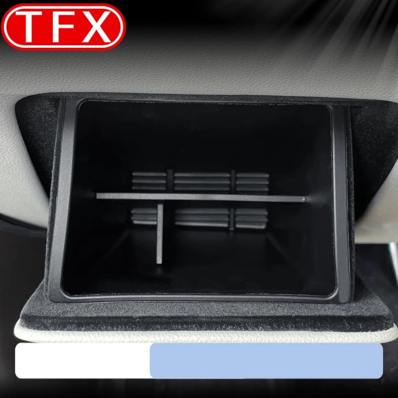 For Huawei Aito M7 2024 2025 Car Styling Silicone Driver's Lower Storage Box Document Storage Box Auto Modifiecation Accessories
