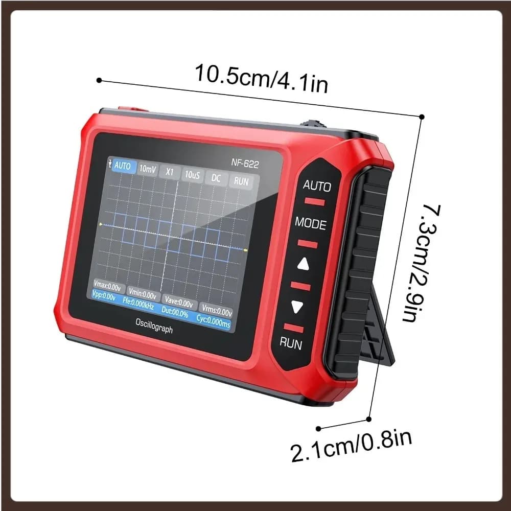 NF-622 Mini Handheld Digital Oscilloscope Portable Multifunctional Long Endurance Home Electronic Repair Tester