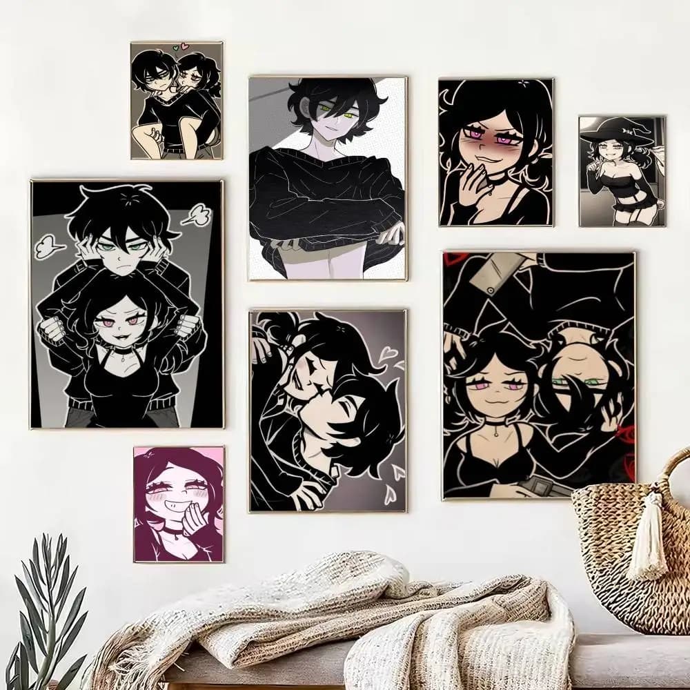 TCOA-The Coffin Of A-Andy And Leyley  Poster Waterproof Wall Art Sticker For Bar Living Room Vintage Decor High Quality Print