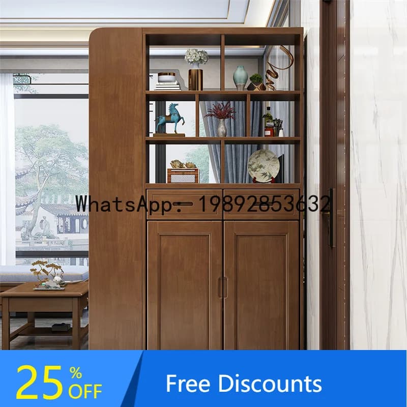 CZ  Entryway Cabinet Shoe Cabinet Integrated Combination Wall-Mounted Living Room Home Entrance Partition Screen Hall Cabinet