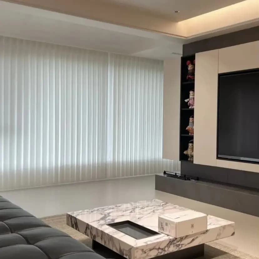 Dream curtain for living room, vertical fabric blind, various colors, custom sizes for sliding door, window
