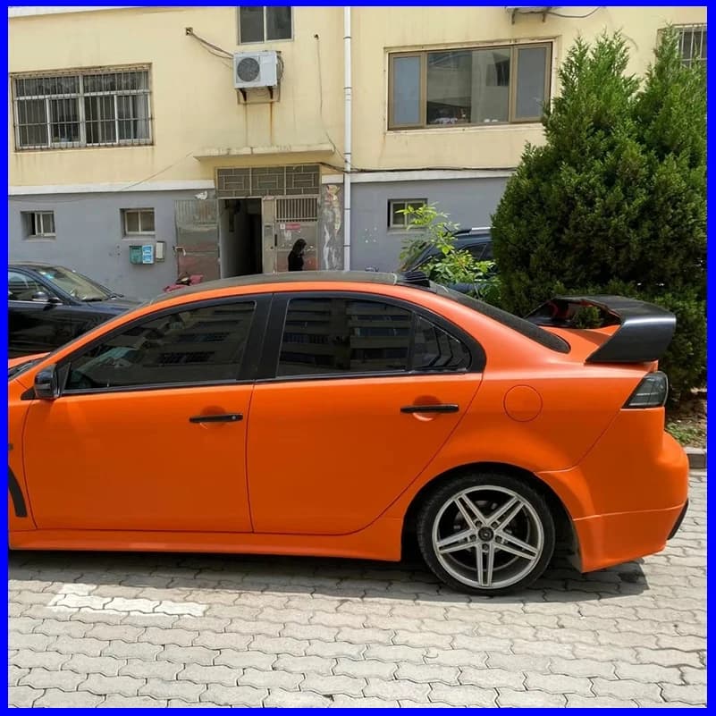 Car Styling For Mitsubishi Lancer EX X Evo 2008-2018 Rear Door Window Shades Shutter Louver Vent Cover Trim Auto Accessories