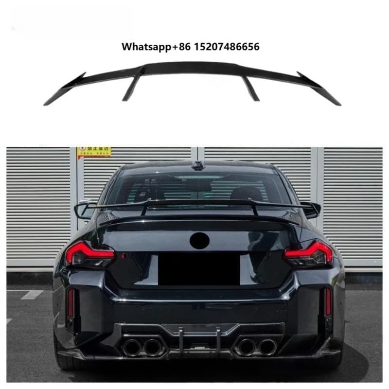 Style Dry Carbon Fiber Rear Trunk Spoiler Wing  G87 M2 2023+ Dry Carbon Fiber Trunk Tail Wing Body Kit