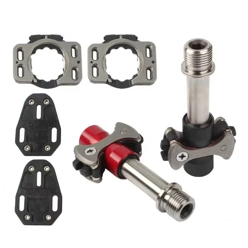 Titanium alloy axle ultra-light self-locking self-locking automatic lock road bicycle pedal for speed play pedal