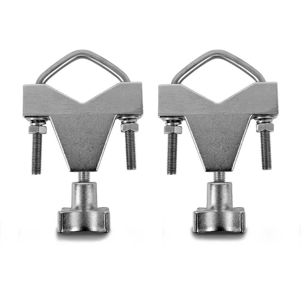 Universal Front Bumper High Lift Jack Fixing Brackets 2 Pack Adjustable Farm Jack Mount for Offroad Vehicles Auto Accessories