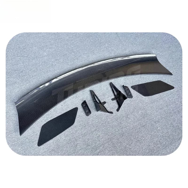 Carbon Fiber SC Style Wing Spoiler Ducktail Fit For Mustang S650 GT Eco Dark Horse 2024