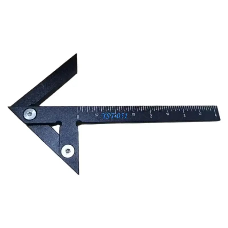 E15A Thin And Sturdy Aluminum Measuring Great For School And Office Use