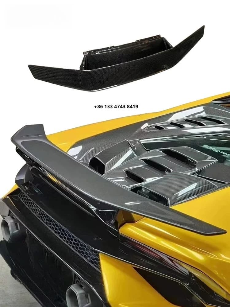 Spoiler Rear Wing High Quality Fast Delivery Prepreg Dry Carbon Fiber Body Kit